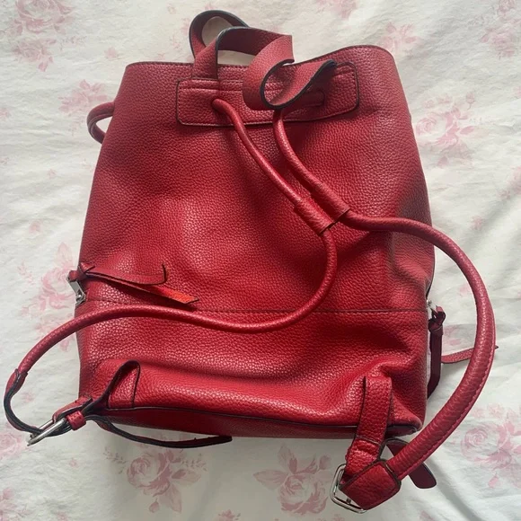 Zara Red backpack - Picture 3 of 7